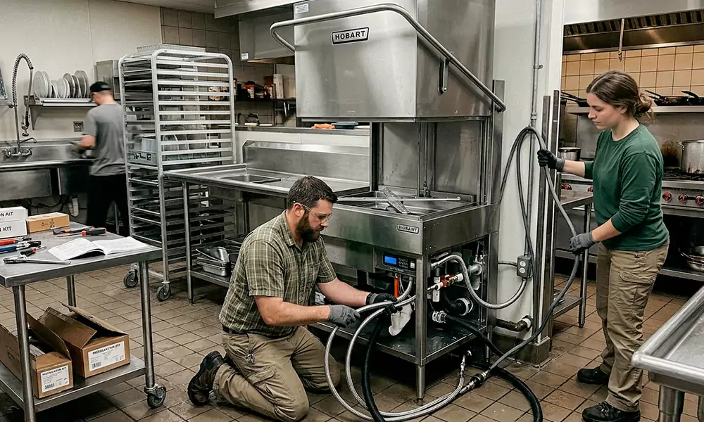 Commercial Dishwasher Installation in Lowell, MA