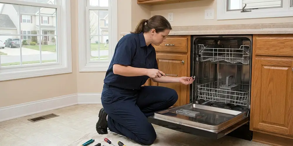 Dishwasher Latch Replacement in Lowell, MA