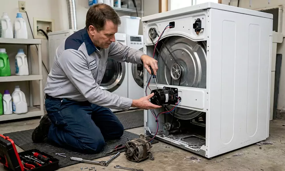 Dryer Motor Replacement in Lowell, MA