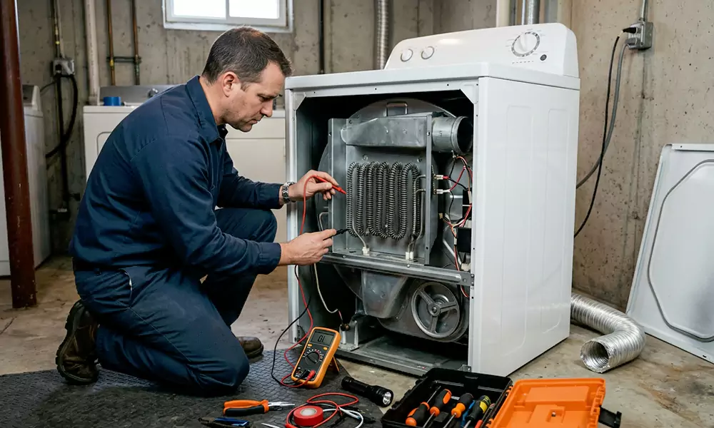 Dryer Not Heating Repair in Lowell, MA