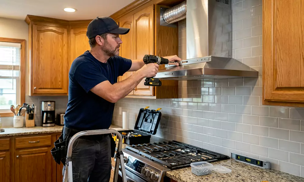 Range Hood Installation in Lowell, MA