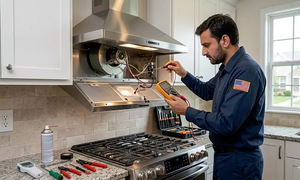 Range Hood Repair in Lowell, MA
