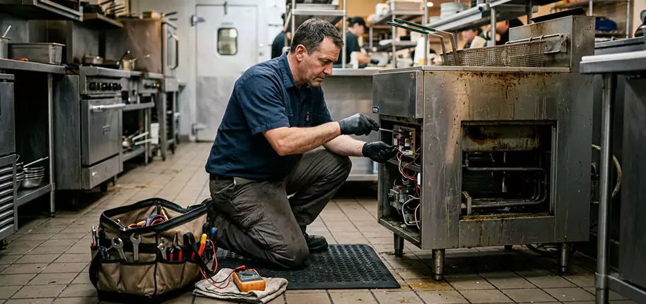 Industrial Fryer Thermostat Repair in Lowell