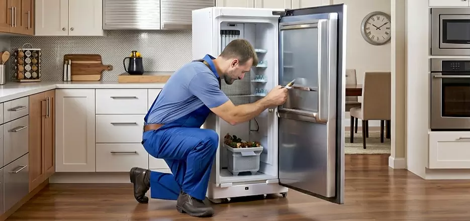 Refrigerator Ice Maker Leak Repair in Lowell