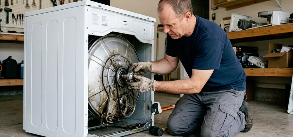 Washer Tub Bearing Replacement in Lowell